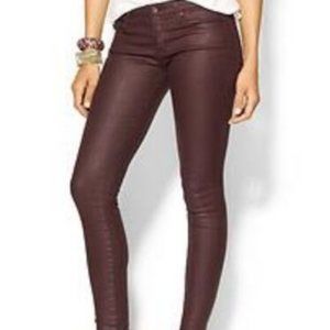 LEVI'S Denim LEGGING Jegging JEANS Sparkle BROWN